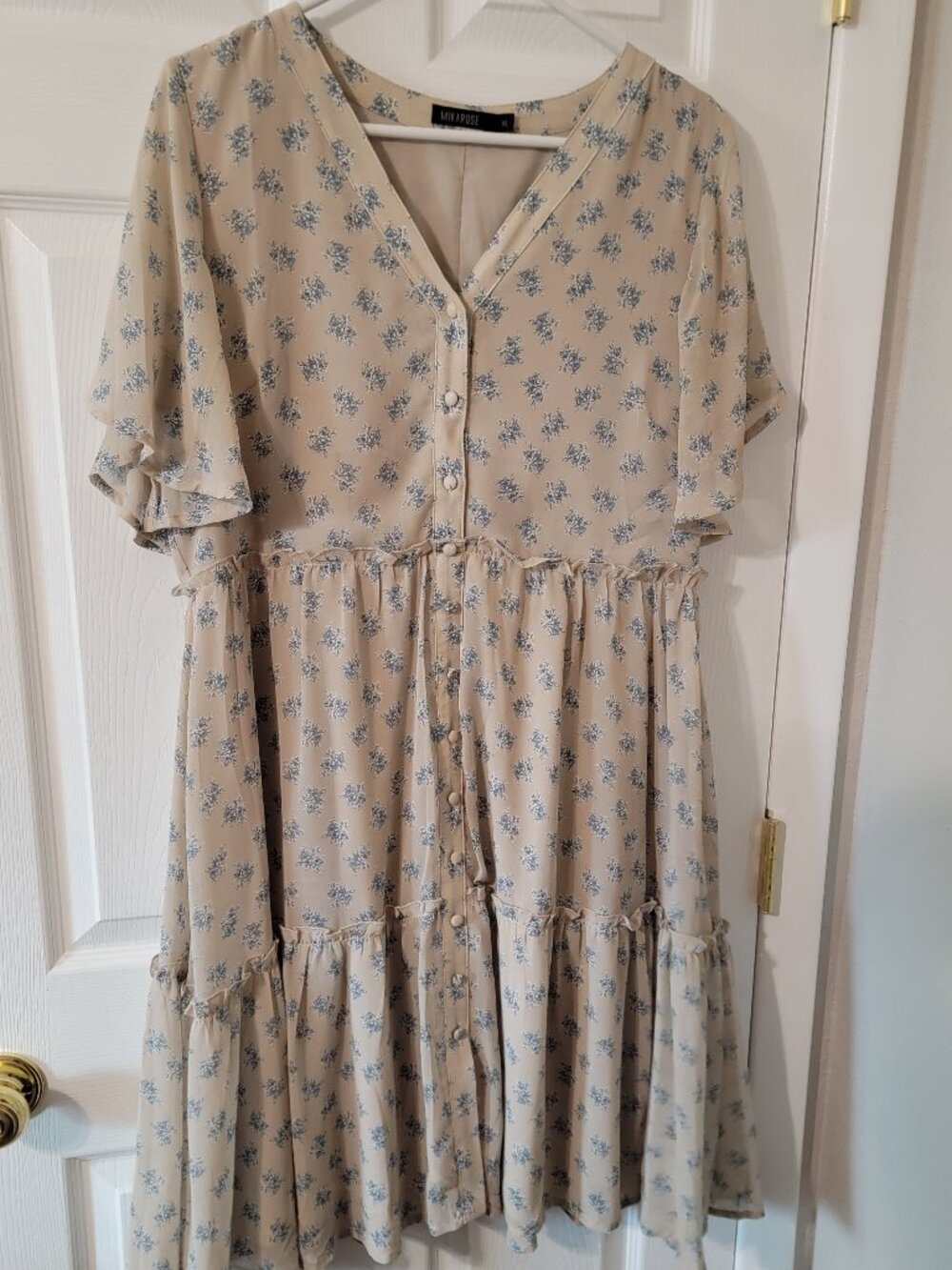 Mikarose plus size vintage midi dress